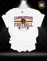 Commanders Football Sublimation Shirt Transfer (10-11 inches in width)